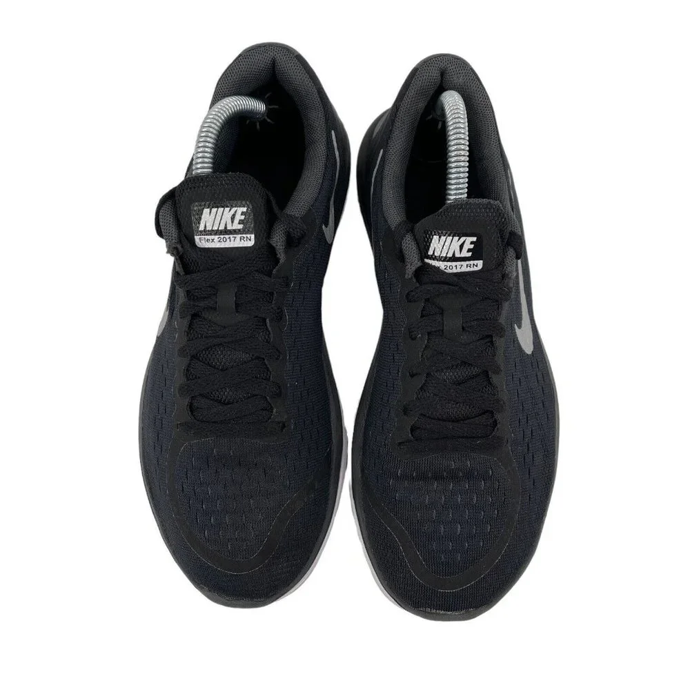 Nike Flex Black 904236-001 Junior‎ Trainers Size 5 Black White Sneakers Shoes
